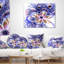 Coussin lombaire floral fractal