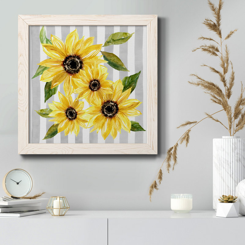 " Iris Elegante ", White, 17" H x 17" W x 1" D