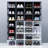 12 Pack Stackable Large Shoe Containers Shoe Storage Box with Hard Plastic Drop Front for Sneakers
