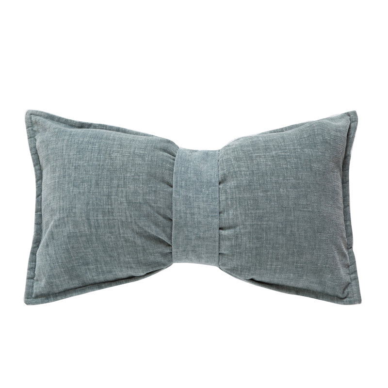 Oreiller réversible SEATTLE SOLID, Polyester, Bleu