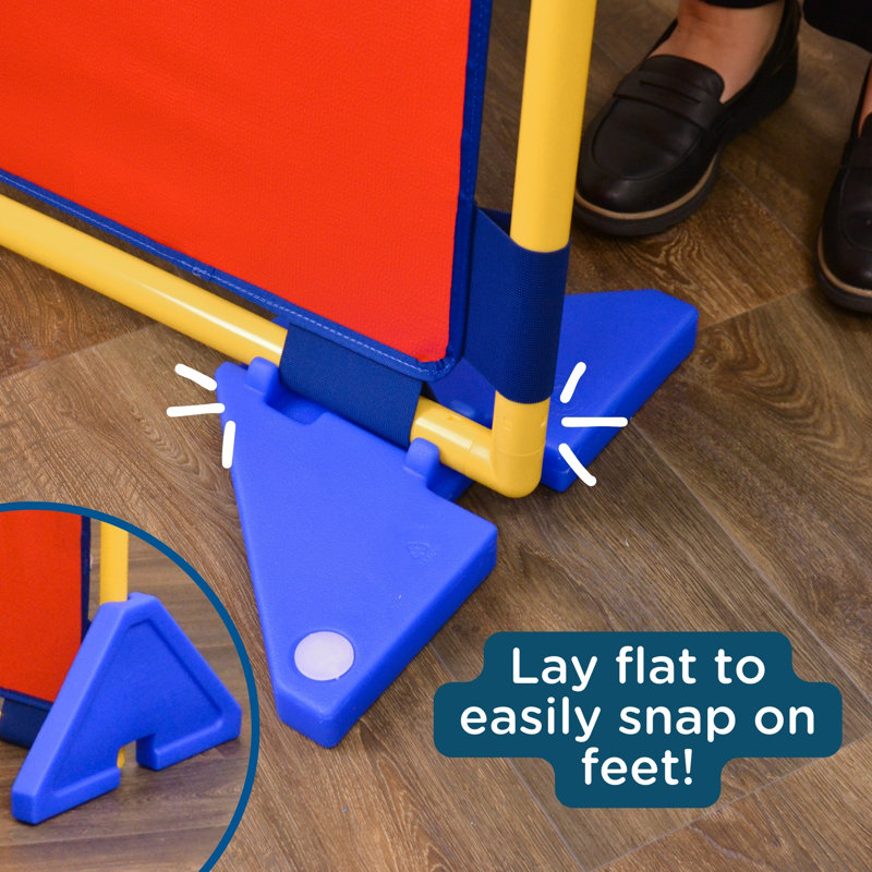 Rectangle Playpanel - With Feet, Red
