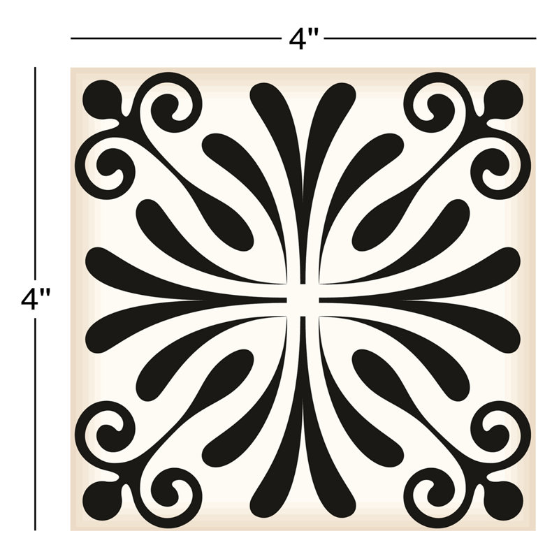 4 in. W x 4 in. L Fireplace Surround and Shower Peel and Stick Mosaic Tile