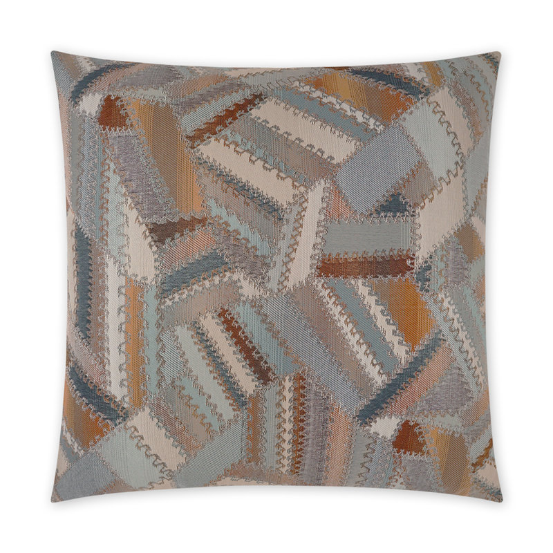 Coussin décoratif Carissa, Gris anthracite, Carré 24 po