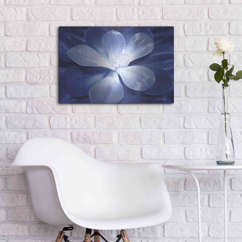 Blue Succulent II par Lori Deiter, H 16 po x l 24 po