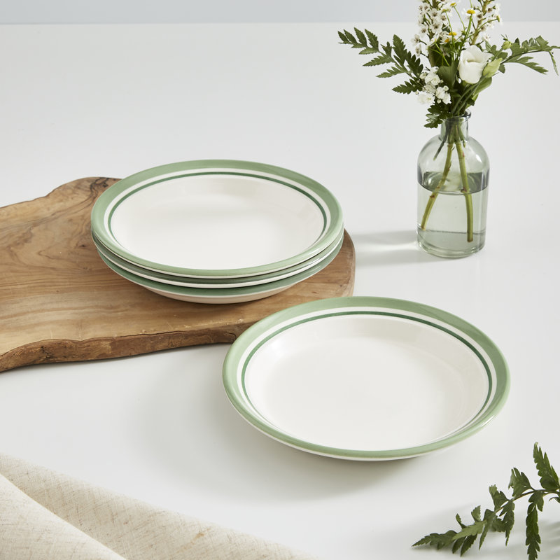 Portmeirion, Potters Stripe - Side Plates, Green
