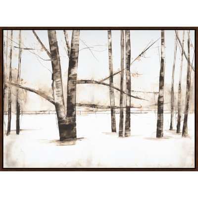 Snowy Day I Framed Wall Art