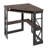 Lambrecht Corner Desk With Outlets & USB Ports, Triangle Computer Desk With Charging Station, Storage Shelf, Space Saving Writing Desk For Small Space-921511289