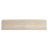 Terra 71" Wall-Mounted TV Stand In Travertine