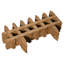 Riona 34 cm H x 60 cm W Lawn Edging Fencing with 1 Panel(s) Included