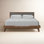 Glow Linen Upholstered Bed