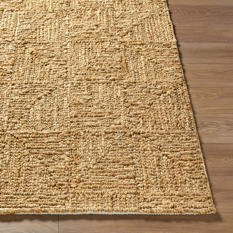 Weston Jute / Sisal Area Rug in Tan, Rectangle 5' x 7'6"
