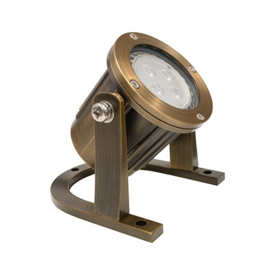 Lumières d'extérieur sous-marines en laiton massif d'extérieur, paquet de 1, 2 700 K