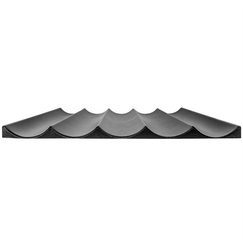 Marco Company Black Plastic 5-Step Banana Riser - WS-568VEG1063BK, 44.65" H x 45.6" W x 1.9" D