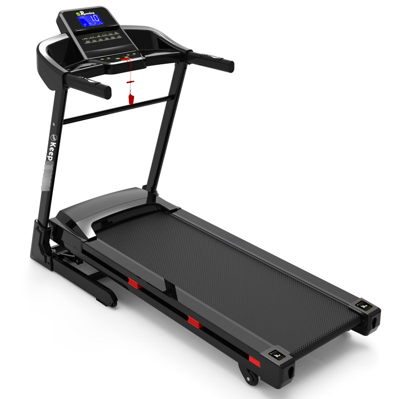 Tapis roulant 3,5 hp pour la remise en forme à domicile - Inclinaison automatique, pliable, surface absorbant les chocs, haut-parleur, programmes d'entraînement, ceinture d'utilisation, modes, affichage