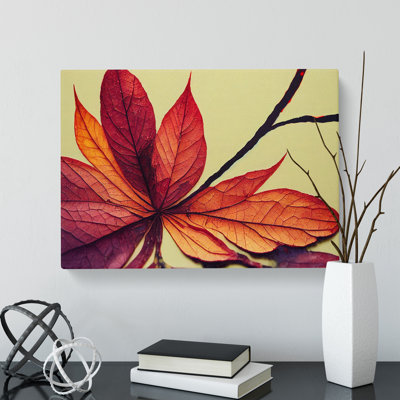 Autumn Leaf Vol.3 - Wrapped Canvas