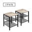    Ensemble de 2 tables de chevet à 3 niveaux Shelagh