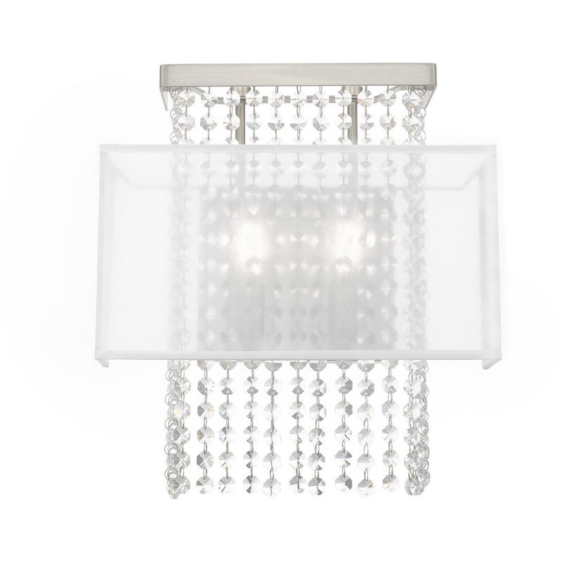 Haney Steel Flush Mounted Sconce