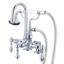 Garniture de robinet de baignoire à pattes avec douche à main Stonington-19139483-19139486