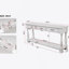 Console de 63 po de long en bois avec 3 tiroirs et 1 tablette inférieure pour le vestibule-1521266790