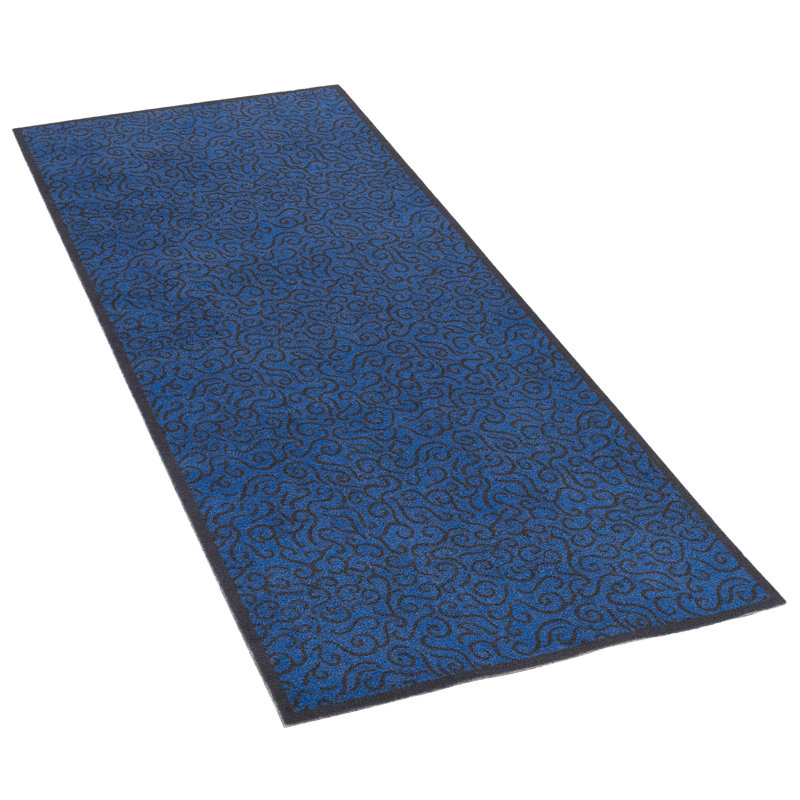 Jeffcoat Kitchen Mat, Anthracite, 0.5cm H x  90cm W x 120cm D
