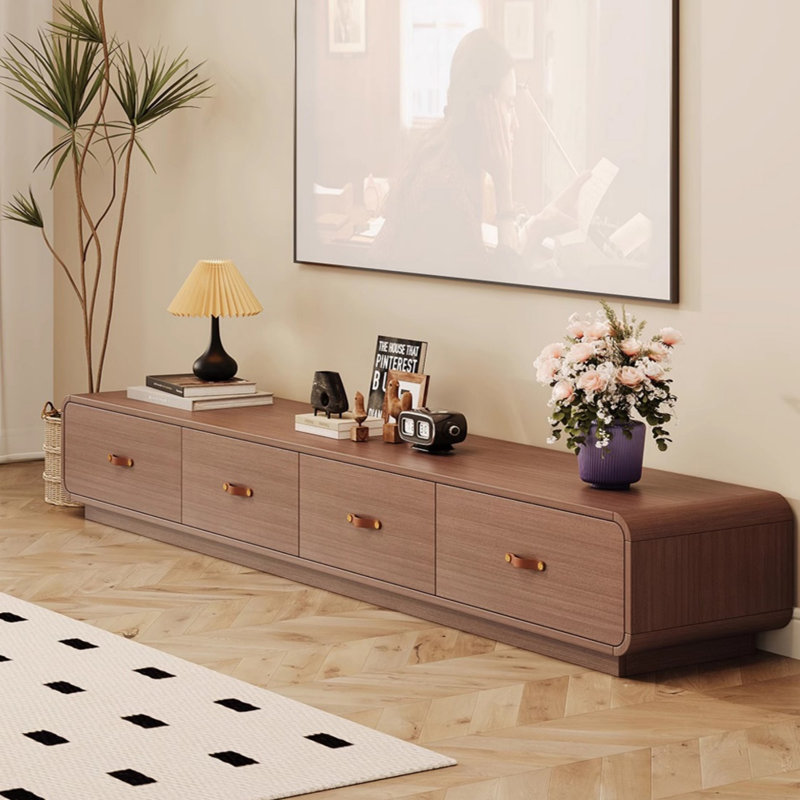 Support oriental en bois massif, H 12,6 po x L 94,49 po x l 15,75 po