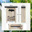 3PCs Bat Boxes Designed to Attract Bats 18 x 6 x 22.5 cm