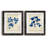 " Indigo Leaf Study V " 2 - Pieces-28454598-28418586-28418590