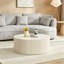 Table basse ronde avec base robuste-130091366