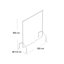 Heavy Duty Steel No Tools Required 180cm Wide Clothes Rail-110394324