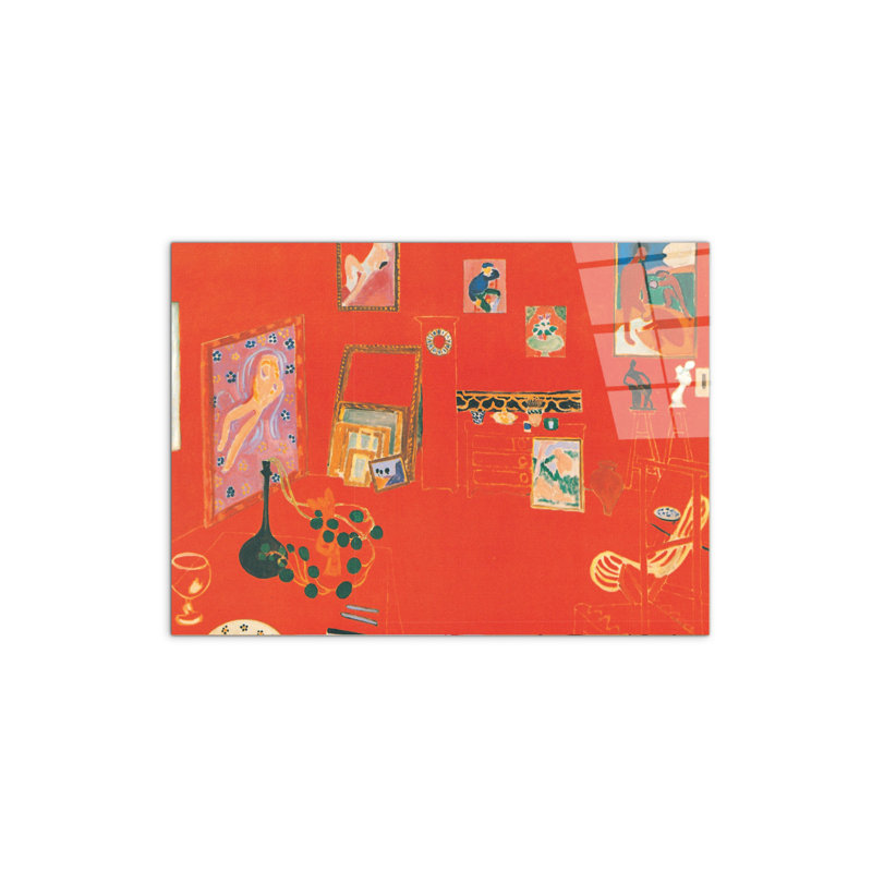 The studio by Art Studio 58×78 cm CrystalArt Acrylic Material Glass Effect, Frameless Panel, Lightweight Ready to Hang