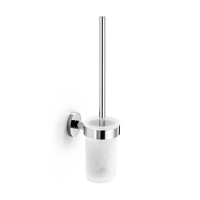 Napie 15.4in. H Wall Mounted Toilet Brush and Holder