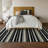 Premium Machine Washable Prisco Black Rug-1598731956