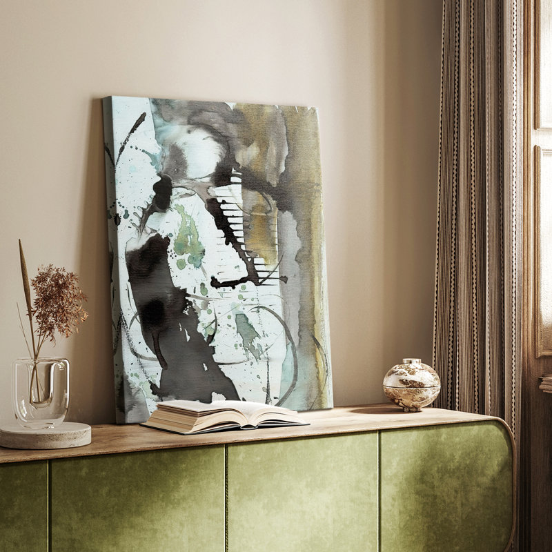 Lyrical Abstract I - Gallery Cavas, H 27 po x l 18 po