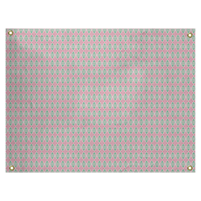 Tapisserie «Avicia Lined Diamonds» par Katelyn Elizabeth
