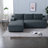 Space-saving Corduroy Sofas, Plush L-shaped Cloud Design, Multifunctional For Home