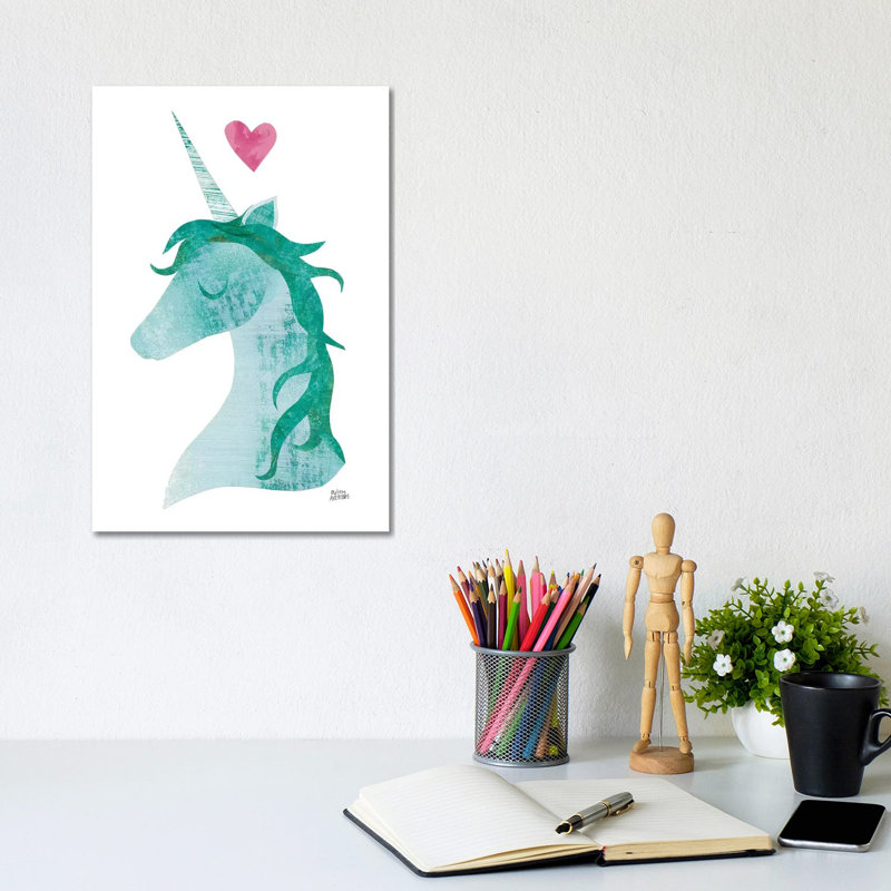 Unicorn Magic II by Melissa Averinos - Wrapped Canvas Print, 20.32 cm H x 30.48 cm W