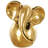 Cole And Grey Ceramic Glossy Elephant Decorative Sculpture-1613839049