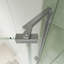 Porte de douche pivotante universelle à ouverture à gauche et à droite de 32 à 36 po x H 72 po, ouverte à l'extérieur, avec verre trempé de 1/4 po et 5/16 po-129384682-129384683