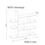 4 Piece Accent Shelf-25305490