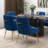 Elian Velvet Upholstered Dining Chair-373358541-348772747