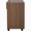 Enceinte de litière 2 en 1 multi-usage pour chat, table d'appoint moderne en noyer avec rangement, armoire latérale pour buffet