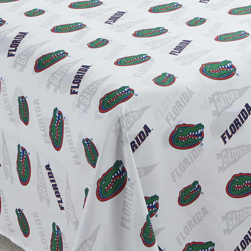 NCAA Bed Sheet Sets By Sweet Home Collection, Florida Gators - Queen, Queen Sheet Set with 2 Pillowcases