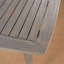 Table d'extérieur carrée en bois d'acacia avec pieds droits, gris-1949891601
