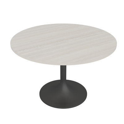 Parinka Round Conference Table with Metal Base by Inbox Zero