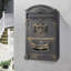 Metal Post Mounted Post Box
