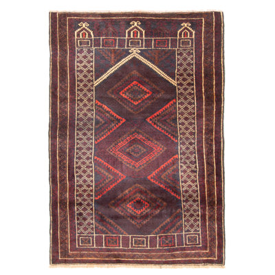 Teimani Grey Rug 3'3" x 4'8"