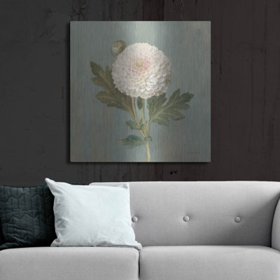 Latitude Run® 'Cottage Chrysanthemum' by Danhui Nai Metal Wall Art,
