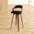 Tseng Swivel Upholstered Counter Stool