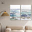 «Coral Coastal Blue Art», ensemble de 2 impressions sur toile par -1824183438-1824183437-1824183427