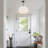 18" Modern 4-light Dimmable Drum Chandelier